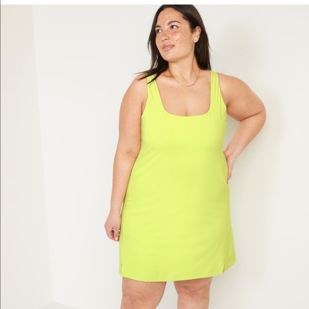 Old Navy Women's Lime Green Active Dress